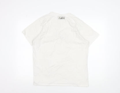 Mens UK Size L Couture White  T-Shirt
