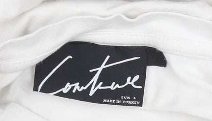 Mens UK Size L Couture White  T-Shirt