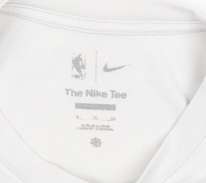 Nike Men’s White NBA Protect Home Court Graphic T-Shirt Size L