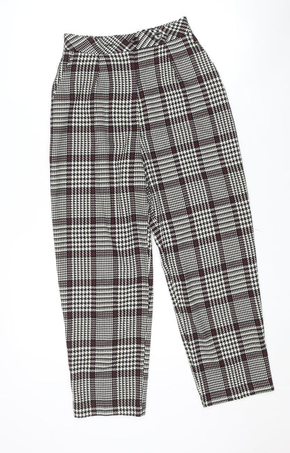 Womens UK Size 6 Topshop Regular Fit Casual Business Multicoloured Trousers