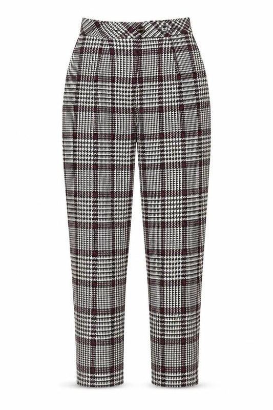 Womens UK Size 6 Topshop Regular Fit Casual Business Multicoloured Trousers
