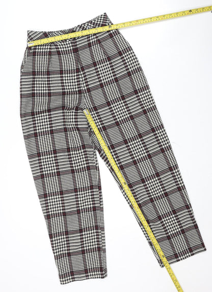 Womens UK Size 6 Topshop Regular Fit Casual Business Multicoloured Trousers