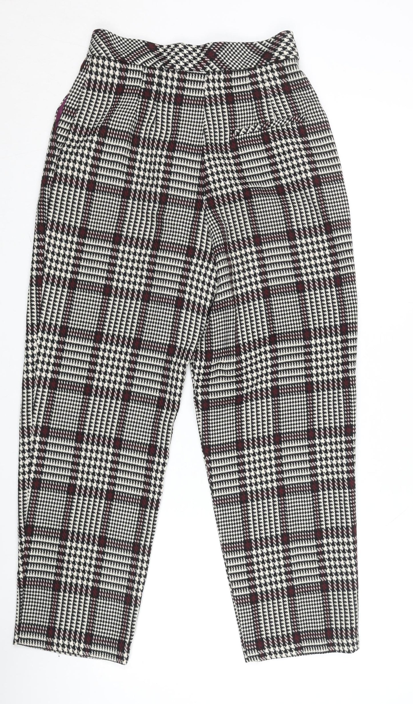 Womens UK Size 6 Topshop Regular Fit Casual Business Multicoloured Trousers