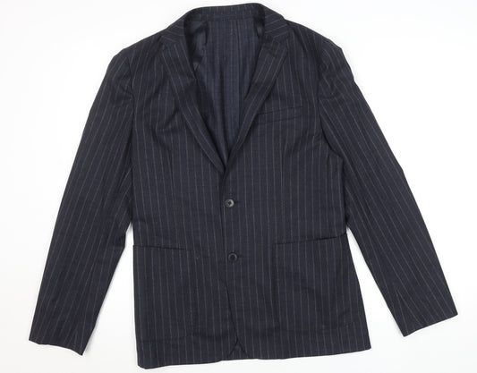 Mens UK Size 38 Kin by John Lewis Regular Blue Suit Jacket