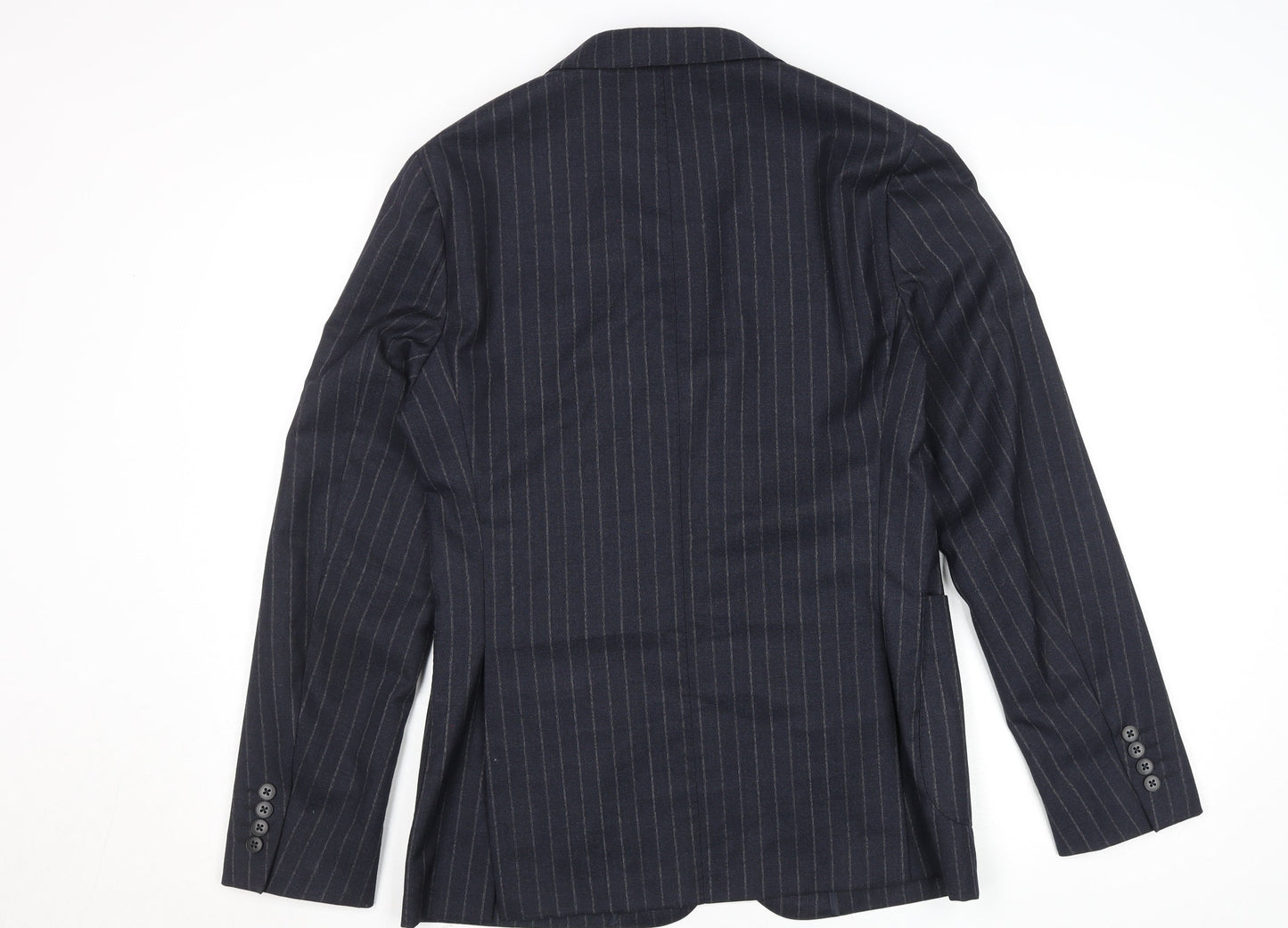 Mens UK Size 38 Kin by John Lewis Regular Blue Suit Jacket