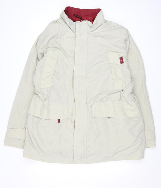 Australian Men’s Beige XL Parka Jacket Water Resistant Winter Coat
