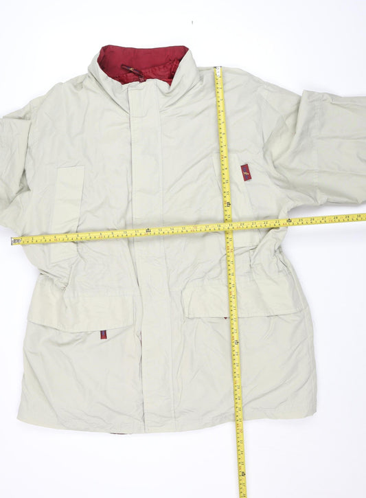 Australian Men’s Beige XL Parka Jacket Water Resistant Winter Coat