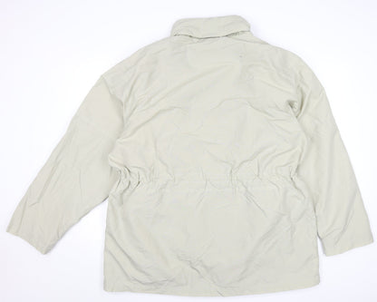 Australian Men’s Beige XL Parka Jacket Water Resistant Winter Coat