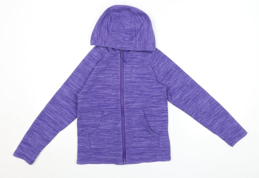 Girls UK Size 9-10 Years Mountain Warehouse Purple Basic Jacket