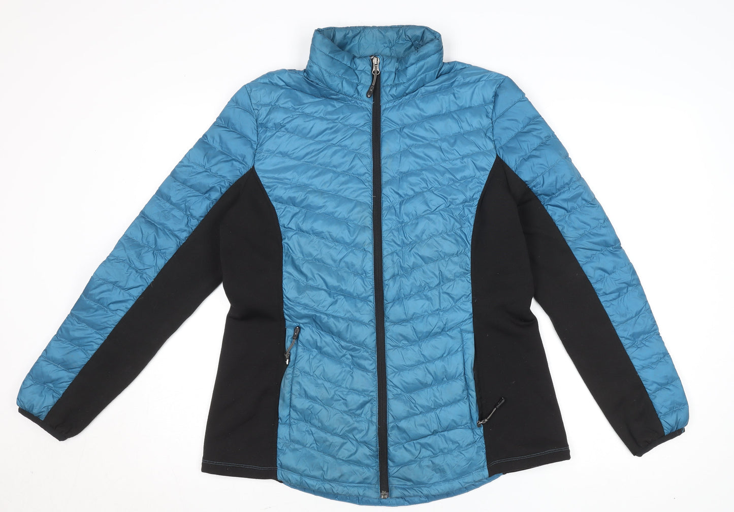 32 Degrees Blue Puffer Jacket Size L Lightweight Nylon Outdoor Coat