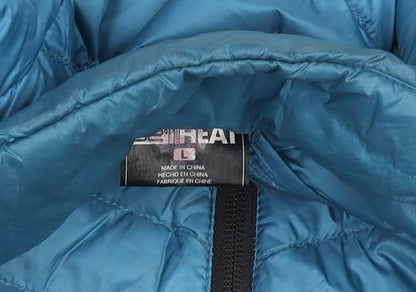 32 Degrees Blue Puffer Jacket Size L Lightweight Nylon Outdoor Coat