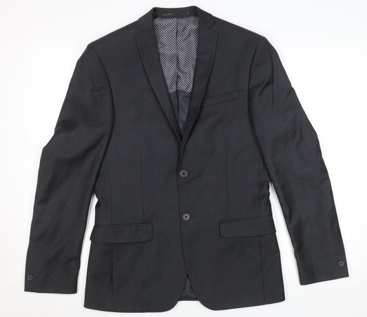 Mens UK Size 36 Unknown Regular Black Suit Jacket