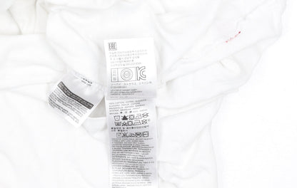 Levi's Men's White Logo Graphic Print Regular Fit T-Shirt M