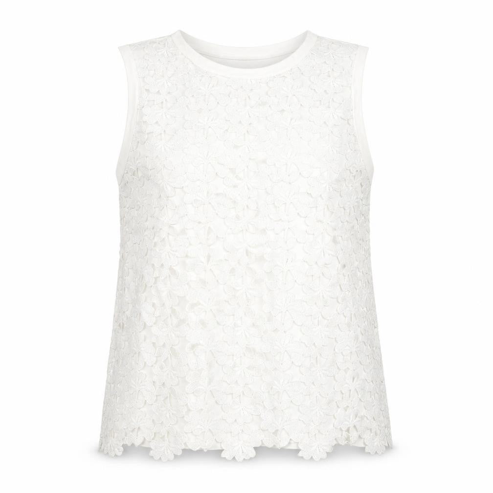 Womens UK Size M Ann Taylor White Camisole Blouse