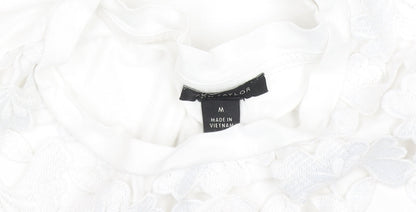 Womens UK Size M Ann Taylor White Camisole Blouse
