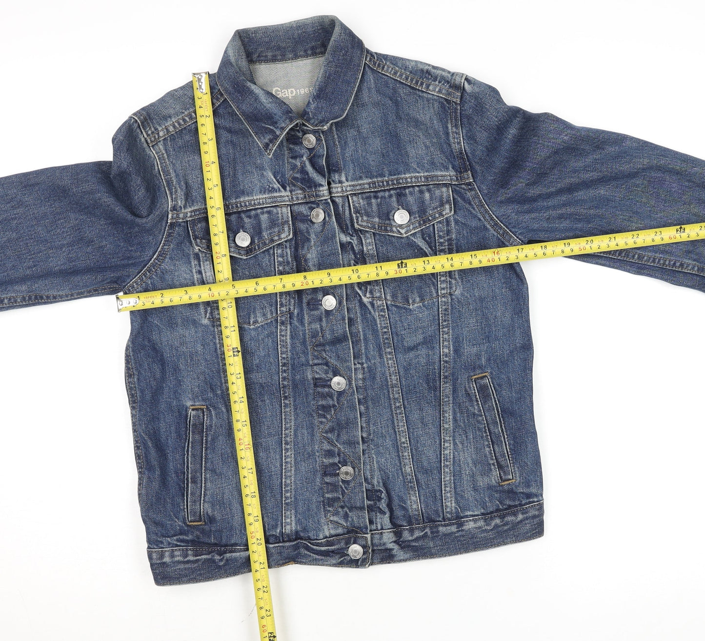 Womens UK Size S Gap Blue Basic Jacket