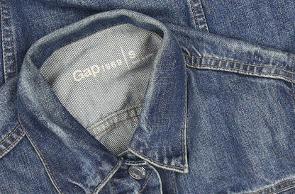 Womens UK Size S Gap Blue Basic Jacket