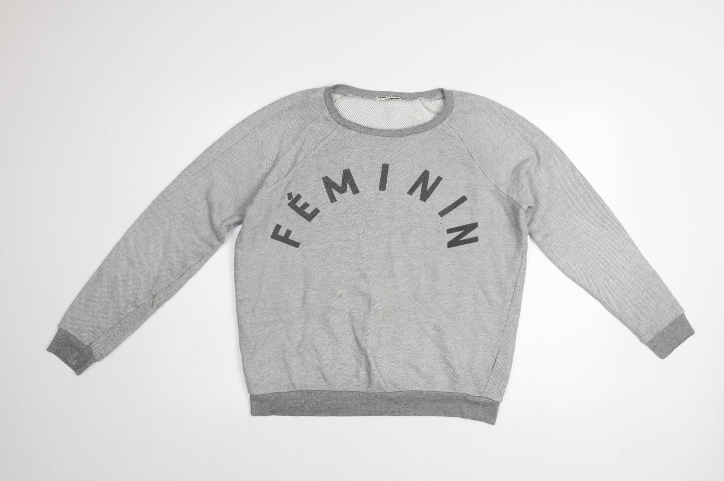 Womens UK Size 10 Whistles Grey Pullover Sweatshirt