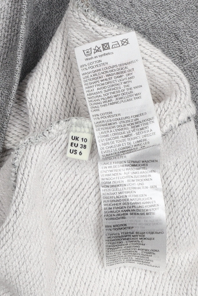 Womens UK Size 10 Whistles Grey Pullover Sweatshirt