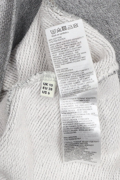 Womens UK Size 10 Whistles Grey Pullover Sweatshirt
