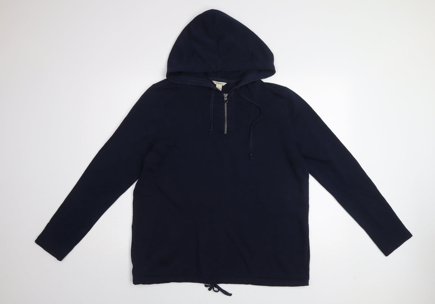 Mens UK Size L G.H. Bass & Co. Blue Pullover Hoodie