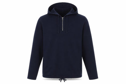 Mens UK Size L G.H. Bass & Co. Blue Pullover Hoodie
