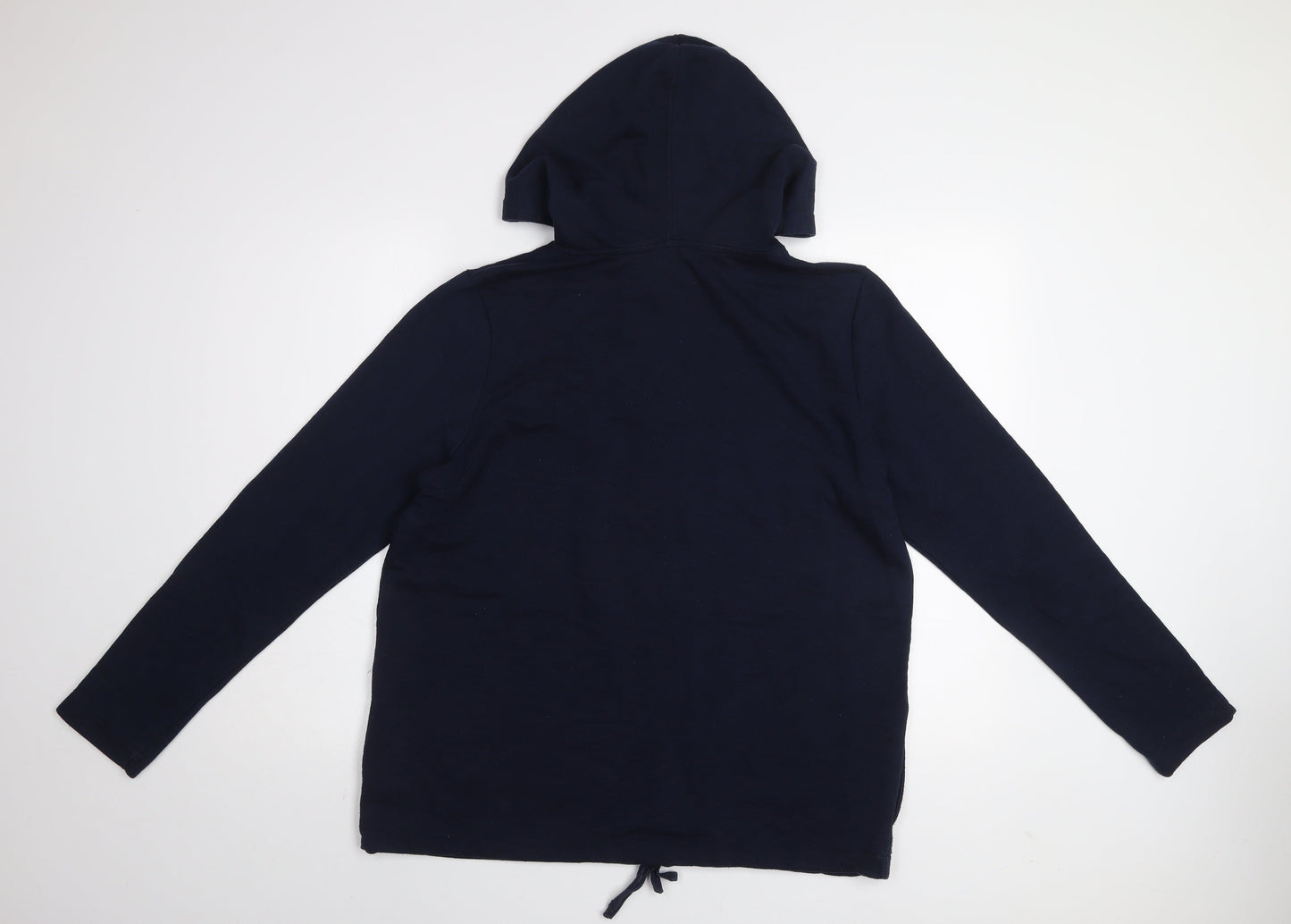 Mens UK Size L G.H. Bass & Co. Blue Pullover Hoodie