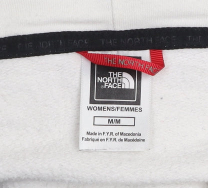 The North Face Unisex Black White 1/2 Zip Hoodie M Regular Fit