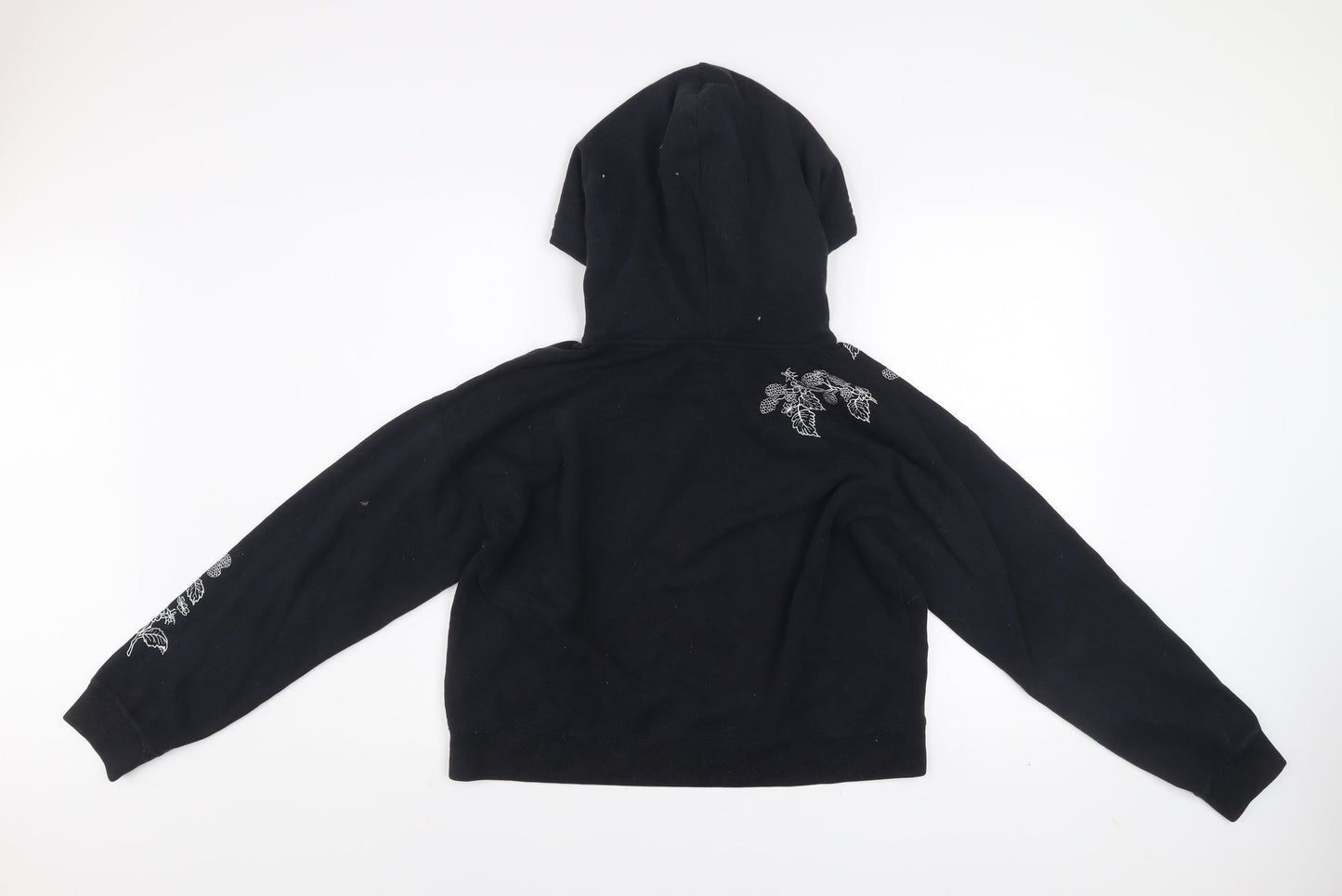 Womens UK Size 12 Jack Wills Black Pullover Hoodie