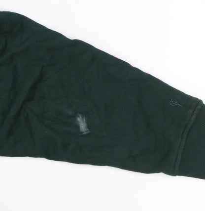Mens UK Size XL River Island Green Pullover Sweatshirt