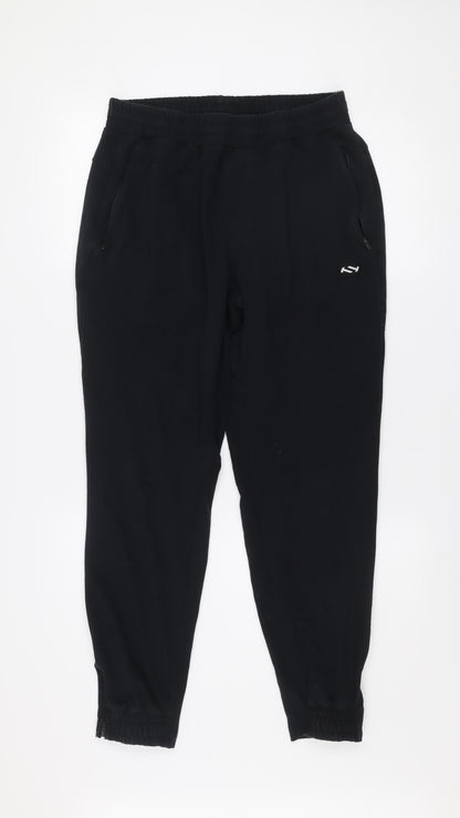 True Temper Men's Black Jogger Sweatpants Large Cotton Blend