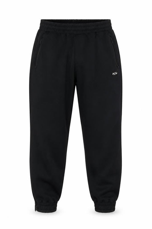Mens UK Size L True Temper Regular Fit Jogger Black Trousers