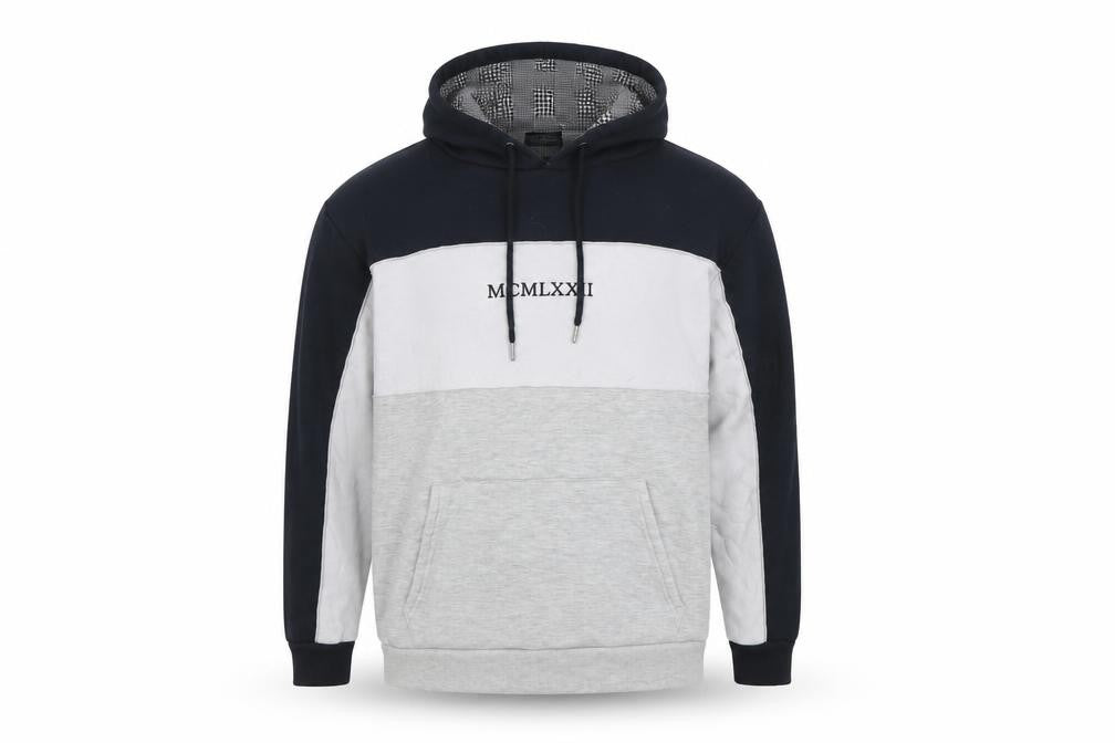 Mens UK Size XL Brave Soul Grey Pullover Hoodie