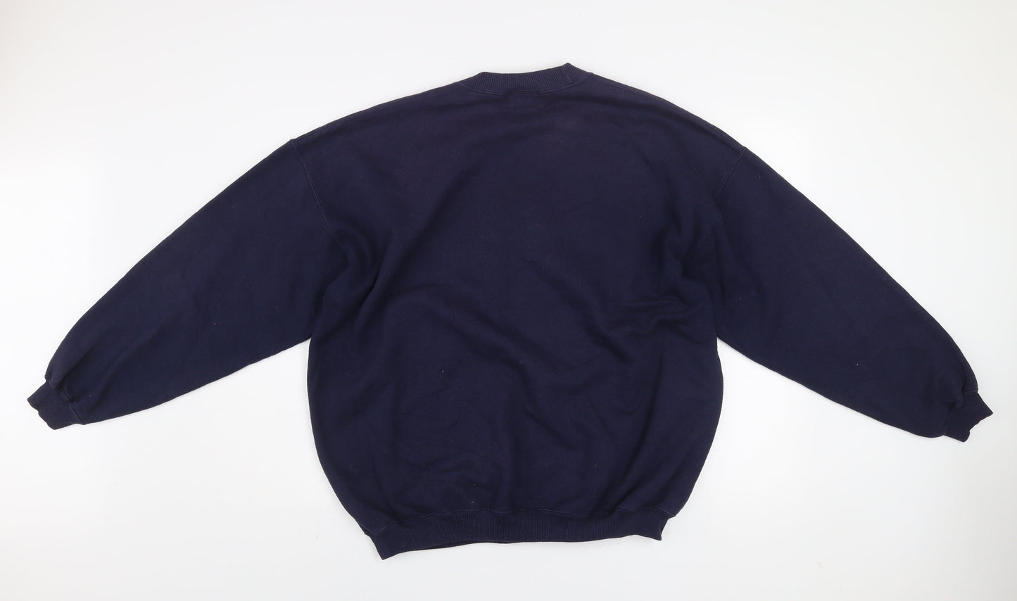 Mens UK Size XL Royal Designs Blue Pullover Sweatshirt