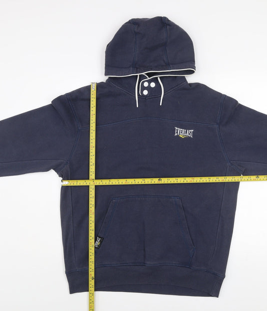 Mens UK Size L Everlast Blue Pullover Hoodie
