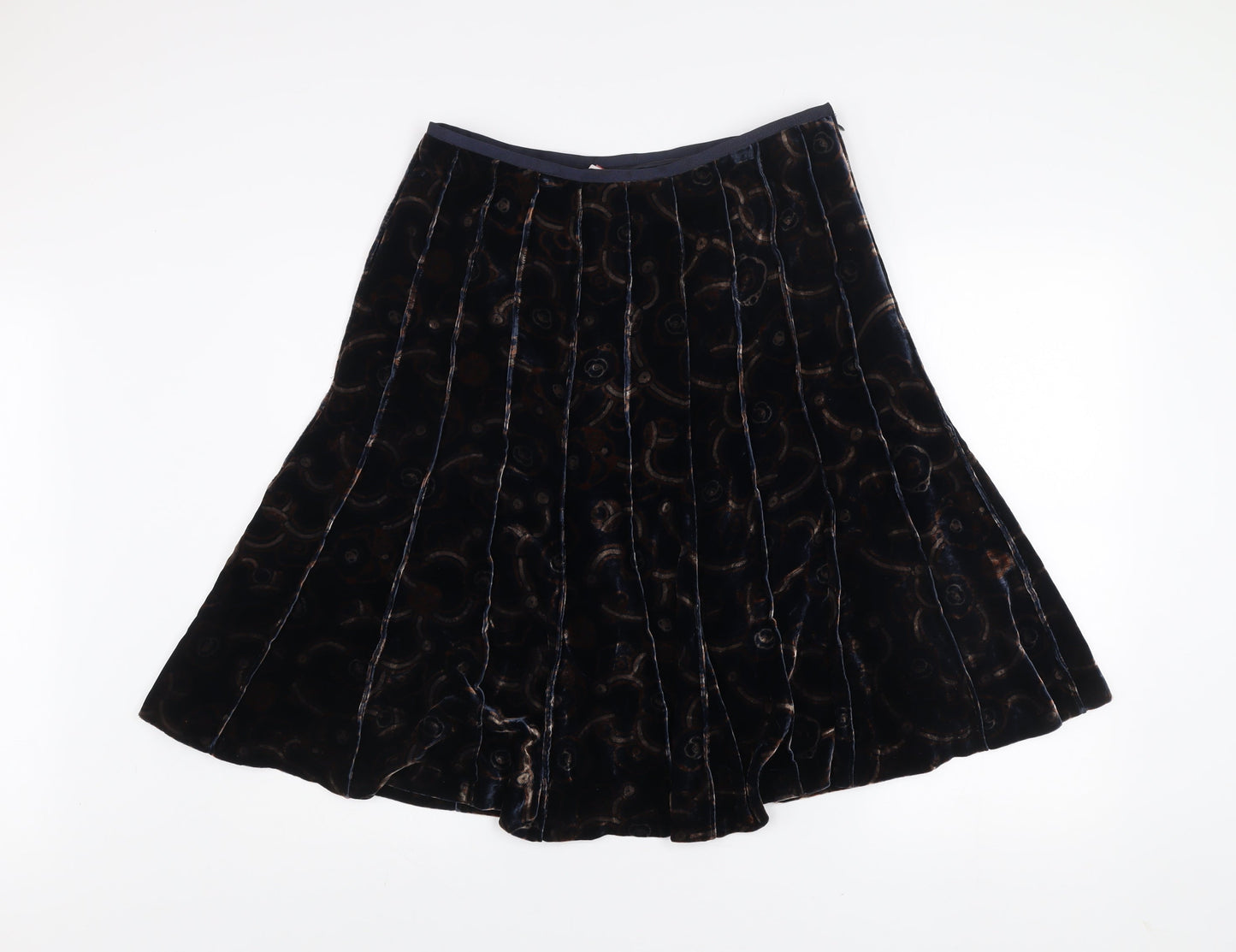 Womens UK Size 8 Anne Klein A-Line Velvet Skirt