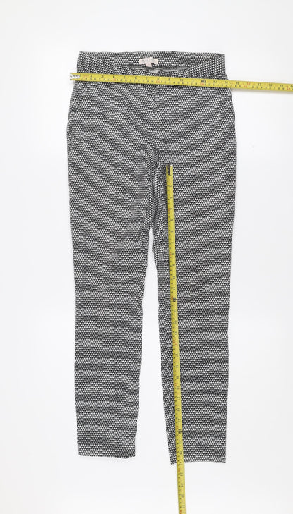 Womens UK Size 8 Lila Rose Slim Fit Casual Workwear Black Trousers