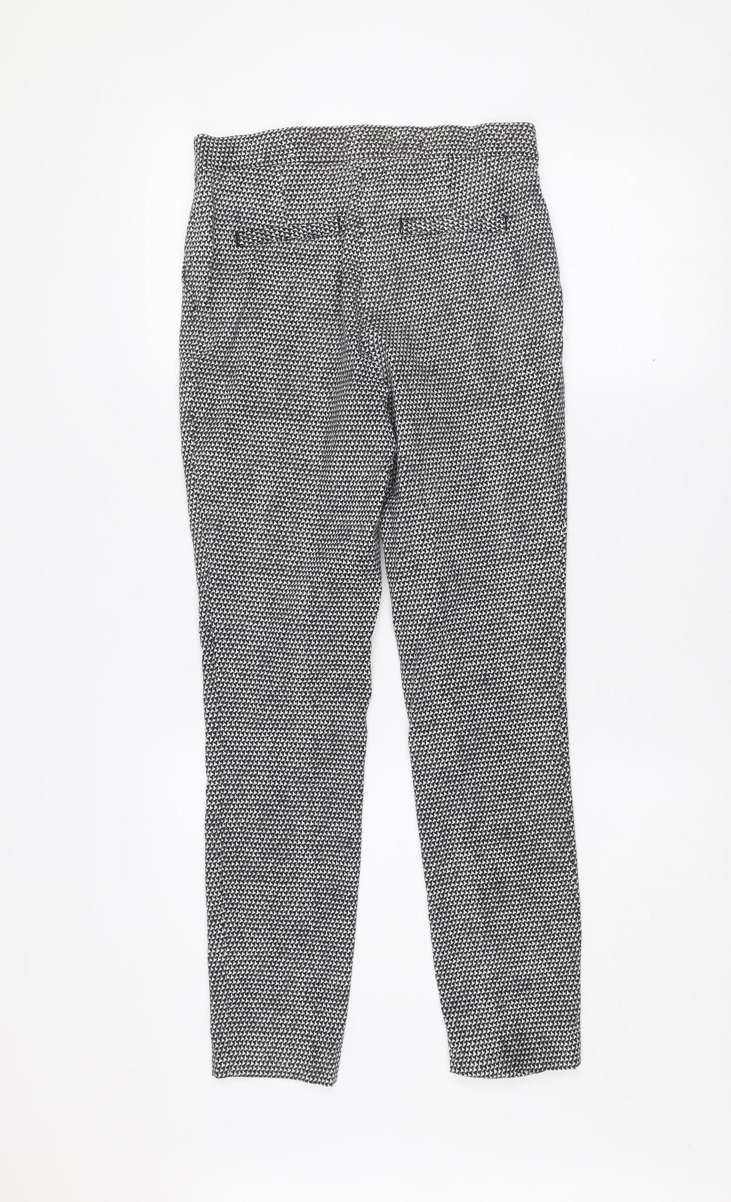 Womens UK Size 8 Lila Rose Slim Fit Casual Workwear Black Trousers