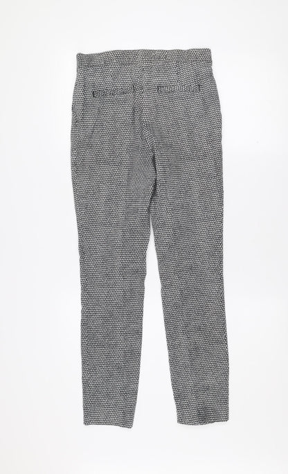 Womens UK Size 8 Lila Rose Slim Fit Casual Workwear Black Trousers