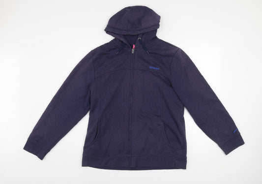Womens UK Size 22 LA Gear Blue Full Zip Hoodie