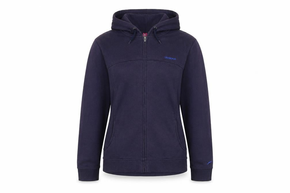 Womens UK Size 22 LA Gear Blue Full Zip Hoodie