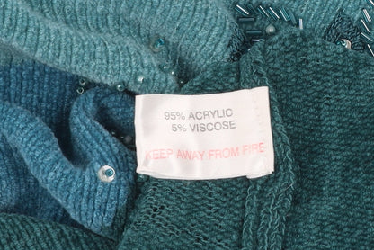 Womens UK Size M Reflex Green Pullover Jumper