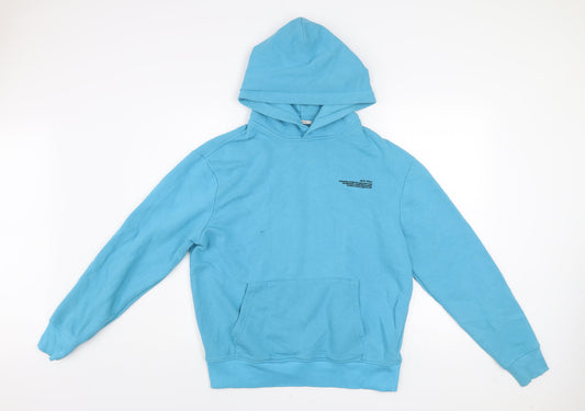Mens UK Size S Jack Wills Blue Pullover Hoodie