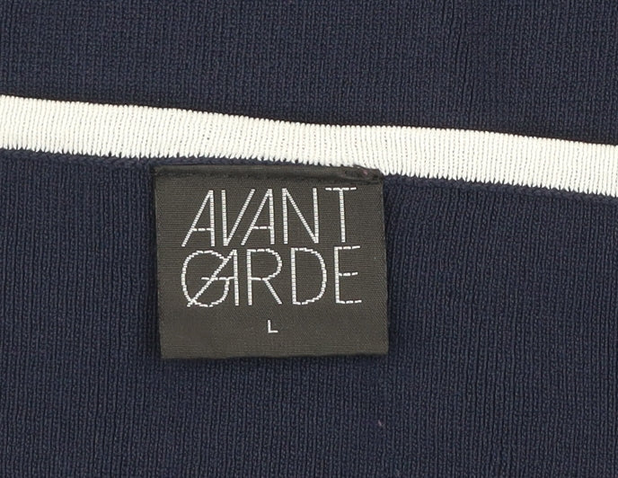 Womens UK Size L Avant Garde Blue Basic T-Shirt