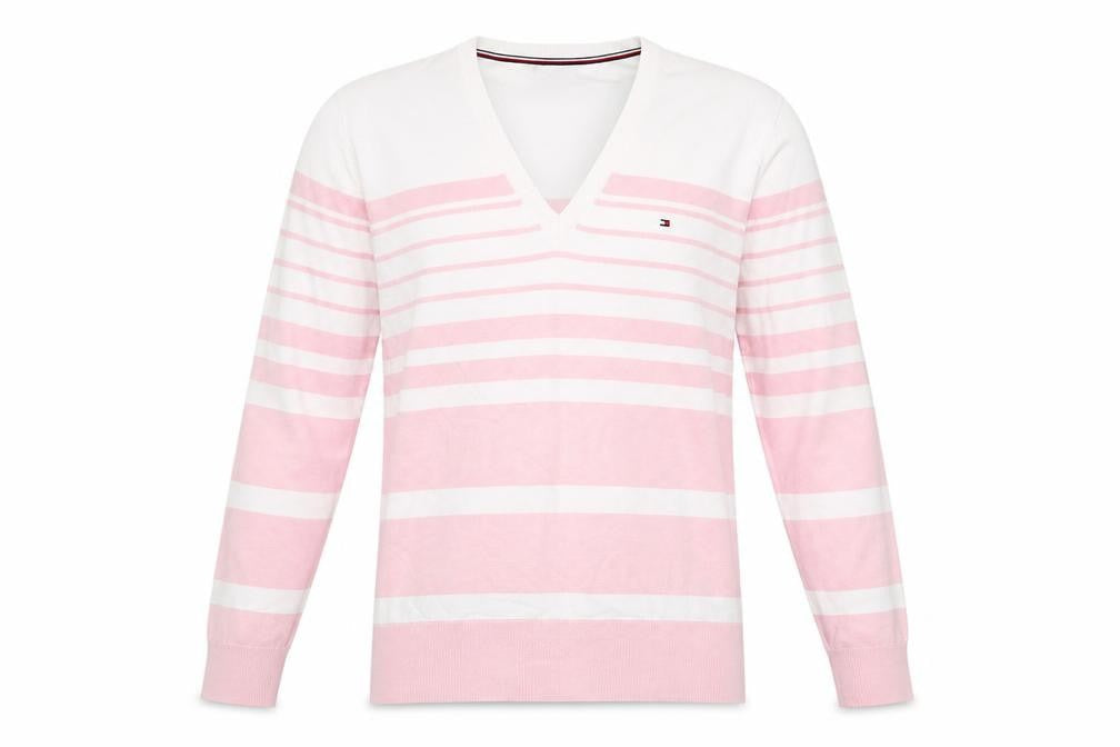 Mens UK Size S Tommy Hilfiger Pink Pullover Jumper