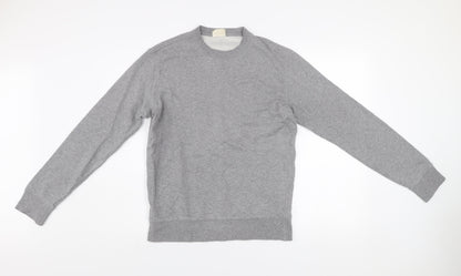 Mens UK Size S Marks and Spencer Grey Pullover Sweatshirt