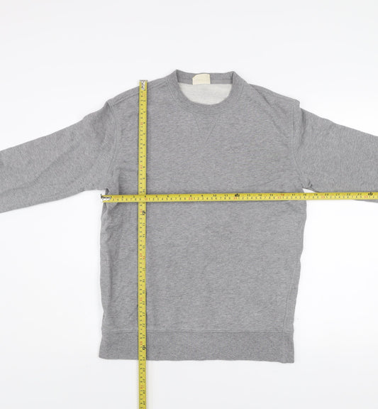 Mens UK Size S Marks and Spencer Grey Pullover Sweatshirt