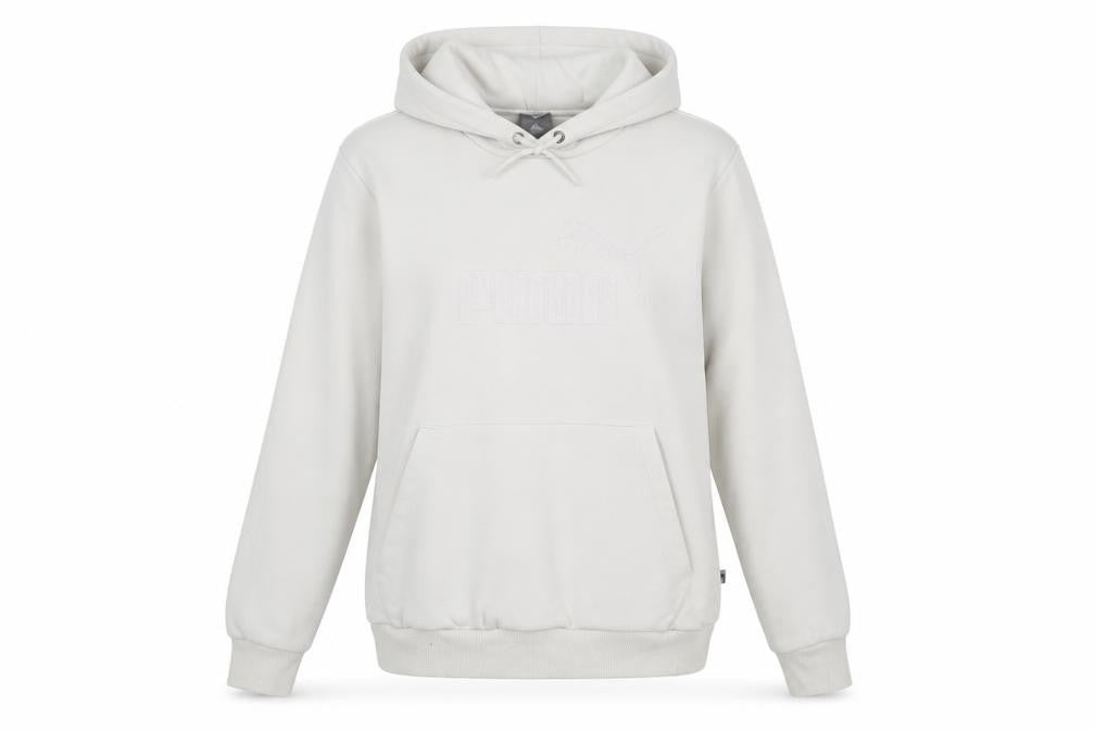 Womens UK Size XL PUMA White Pullover Hoodie