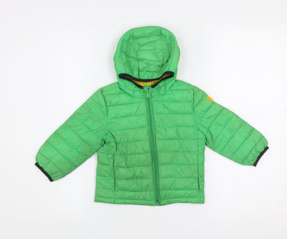 Baby GAP Unisex Green 18-24 Months Hooded Puffer Jacket