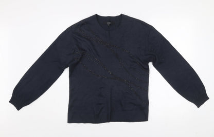 Womens UK Size XS NEXT Black Pullover Jumper